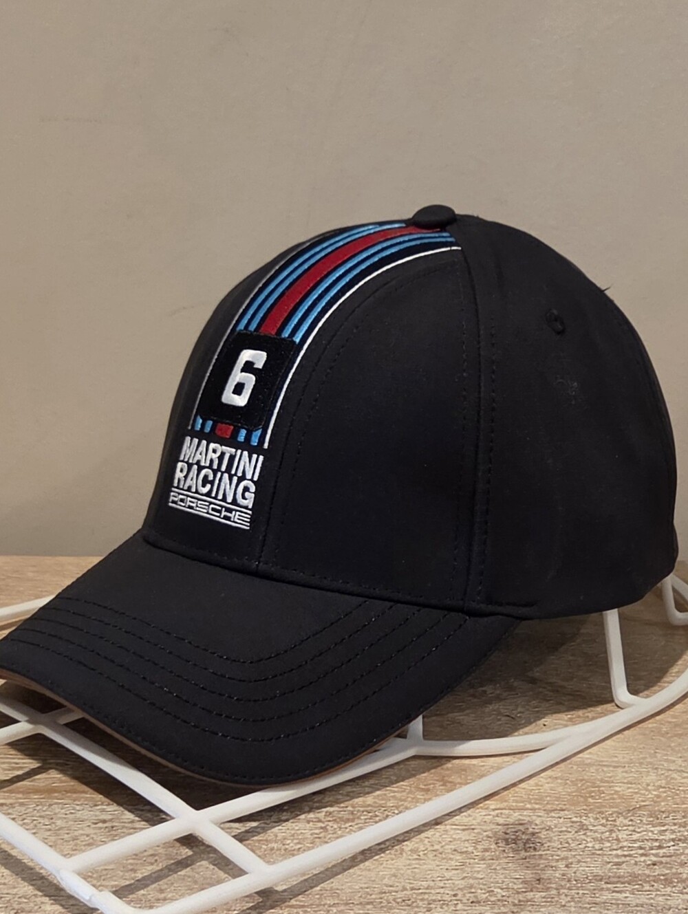 Porsche 936 Spyder Martini Racing Team #6 Strapback Performance Hat - OSFA - Picture 3 of 11